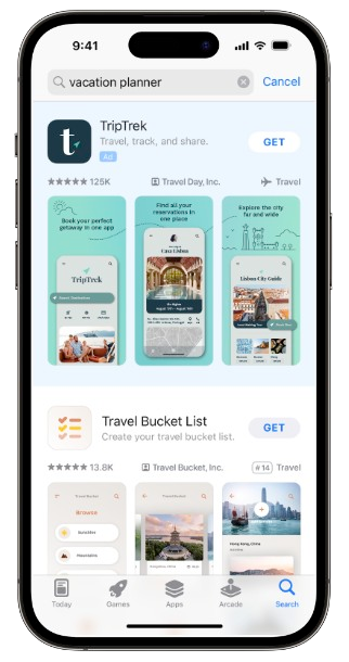 Apple Search Ads kampanya ekranı