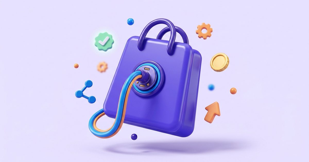 Universal Commerce Protocol ve e-ticaret arayüzü konulu görsel