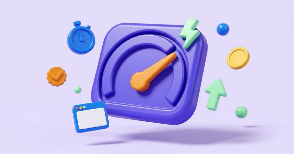 Site hızı ve Core Web Vitals iyileştirme konulu görsel