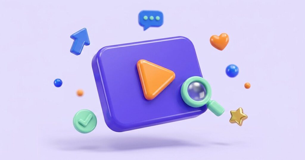 YouTube SEO ve video keşfi konulu görsel
